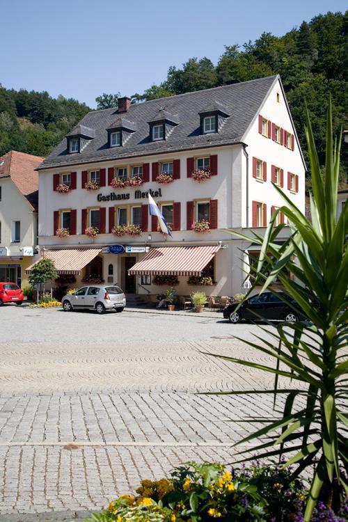 Gasthaus Merkel Hotel Bad Berneck im Fichtelgebirge Dış mekan fotoğraf